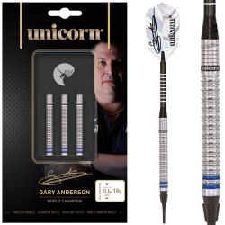 Dardo Unicorn Darts Gary Anderson Campeão do Mundo 18g 90% 4188