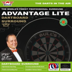 Dartboard Bulls Darts Umgebung Schwarz 68701