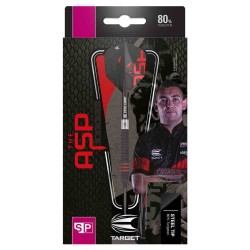 Dardo Target Darts Nathan Aspinall The Asp Black 80% 24g 190216