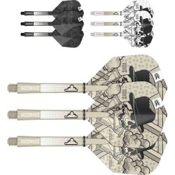 Plumas Target Dimitri Van Den Bergh Tinta (3 Sets) Penas + Cana Médio 420012