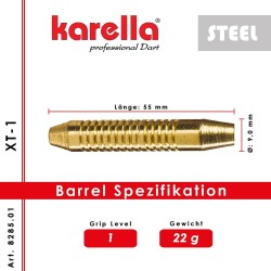 Darts Karella Xt 1 Serie Latten 22g 8285.01