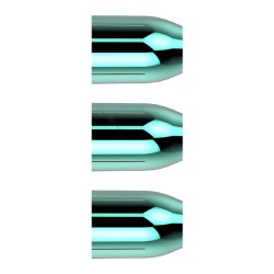 Gläser New Champagne Ring Farbe: Aqua Blau Premium 3 Einheiten