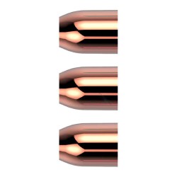 Copas New Champagne Ring Rosa Dorado Premium 3 Unidades