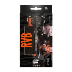 Dardo Target Raymond Van Barneveld Rvb Edição preta 80% 18gr 210311