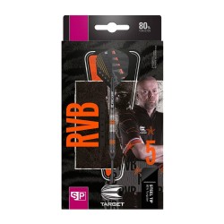 Dardo Target Raymond Van Barneveld Rvb Edição preta Sp 80% 25gr 190214