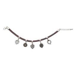 Pulsera Cuero 5 Elementos  70239