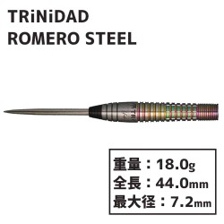 Dardo Trinidad Darts Romero P.metal 90% 18g