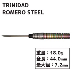 Dardos Trinidad Darts Romero P.metal 90% 18g