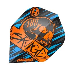 Plumas Harrows Darts Voos Savage Orange Blue Hf8501