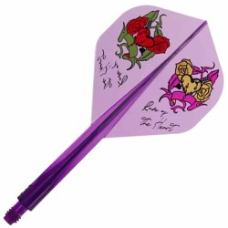 Plumas Condor Axe Rose Of The Heard Standard Clear Purple S 21.5m Três de vocês.