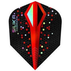 Plumas Harrows Darts Silika Colourshift Crystalline N6 Red Hf5137