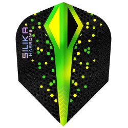 Plumas Harrows Darts Silika Colourshift Crystalline N6 Green Hf5136