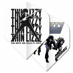Fülle Winmau Darts Rhino Standard Rock Legends Thin Lizzy Weiß