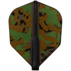 Fäder Fit Flight Series Liquid Camo A Shape D-schwarz