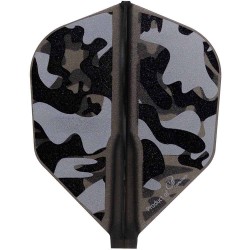 Fäder Fit Flight Series Liquid Camo B Shape Schwarz