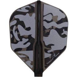 Fäder Fit Flight Series Liquid Camo B Shape Schwarz