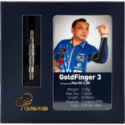 Dardos Cosmo Darts Gold Finger 3 Harith Lim