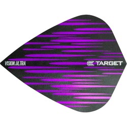 Plumas Target Darts Visão Ultra Spectrum Kite Morada 332220