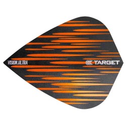 Plumas Target Darts Visão Ultra Spectrum Kite Laranja 332260
