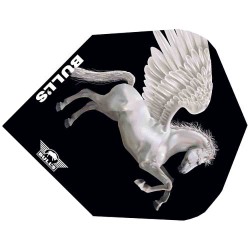 Plumas Bulls Darts Powerflite No 6 Pegasus White 50767