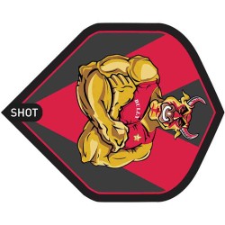 Plumas Shot Darts Standard Michael Smith Bully Boy Red Sf7544