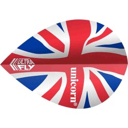 Fülle Unicorn Darts Ultrafly 100 Pear Union Jack Wave 68994