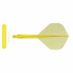 Plumas Condor Axe Standard Amarillo Claro Largo 33.5mm 3 Uds.