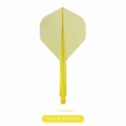 Plumas Condor Axe Standard Amarillo Claro Largo 33.5mm 3 Uds.