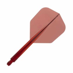 Plumas Condor Axe Shape Longo Vermelho Claro 33.5mm Três de vocês.