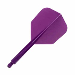 Plumas Condor Axe Shape Morada Longa 33.5mm Três de vocês.