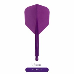 Plumas Condor Axe Shape Morada S 21.5mm Três de vocês.