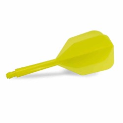 Plumas Condor Axe Shape Amarillo M 27.5mm 3 Uds.