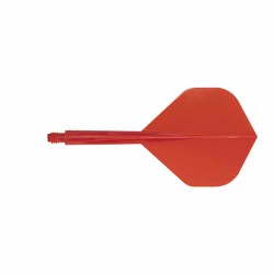 Plumas Condor Axe Standard Rojo S 21.5mm 3 Uds.