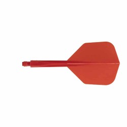 Plumas Condor Axe Shape Rojo M 27.5mm 3 Uds.