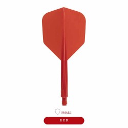 Plumas Condor Axe Shape Rojo M 27.5mm 3 Uds.