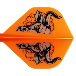 Plumas Condor Axe Shape Aussie Bull Laranja 33.5m Três de vocês.