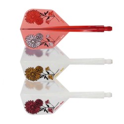 Plumas Condor Axe Gerbera Statice Kort Shape L 33.5m Três de vocês.