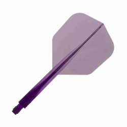 Plumas Condor Axe Shape Morada Clara Largo 33.5mm 3 Uds.