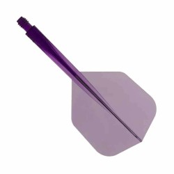 Plumas Condor Axe Shape Morada Clara Largo 33.5mm Três de vocês.