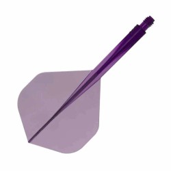 Plumas Condor Axe Standard Morada Clara Largo 33.5mm 3 Uds.