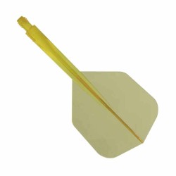 Plumas Condor Axe Shape Amarillo Claro Largo 33.5mm 3 Uds.