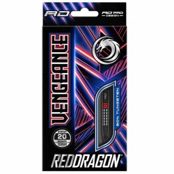 Dardos Red Dragon Vengeance Red 90% 18g Rdd2672