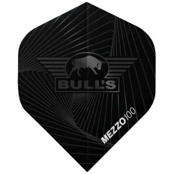 Fülle Bulls Darts Mezzo 100 Nr. 2 Standard Schwarz Pack 5 50979