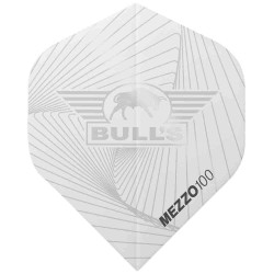 Plumas Bulls Darts Mezzo 100 No2 Padrão Branco Pack 5 Bu-50980
