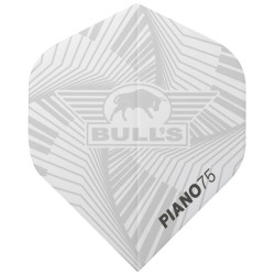 Plumas Bulls Darts Piano 75 No2 Standard Blanco 5 Packs Bu-50993