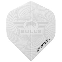 Plumas Bulls Darts Esforço 180 n.o 2 Padrão Branco Bu-51003