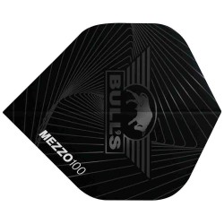 Plumas Bulls Darts Mezzo 100 No2 Padrão Preto 50971