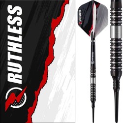 Jogo de dardos Ruthless Night Hawk Bw Negro 90% 18g