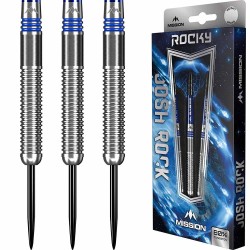 Darts Mission Josh Rock Der Rock Silber 80% Blau