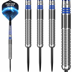 Darts Mission Josh Rock Der Rock Silber 80% Blau